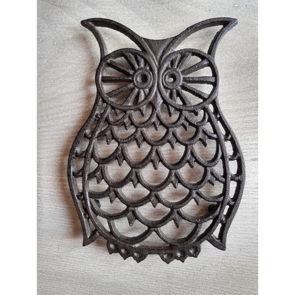 Other - Cast Iron Rustic Owl Trivet